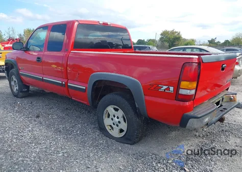 2000 Chevrolet Silverado 1500 Lt from USA, damaged, VIN 2GCEK19T8Y1401296